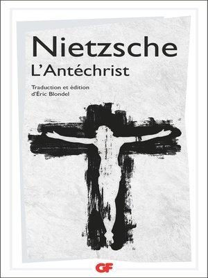 cover image of L'Antéchrist
